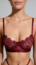 Cynthia ensemble 2 pièces en dentelle fleurie
