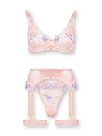 Naya ensemble 3 pièces push-up avec porte-jarretelles