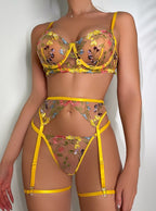 Daisy ensemble 2 pièces en dentelle française fleurie